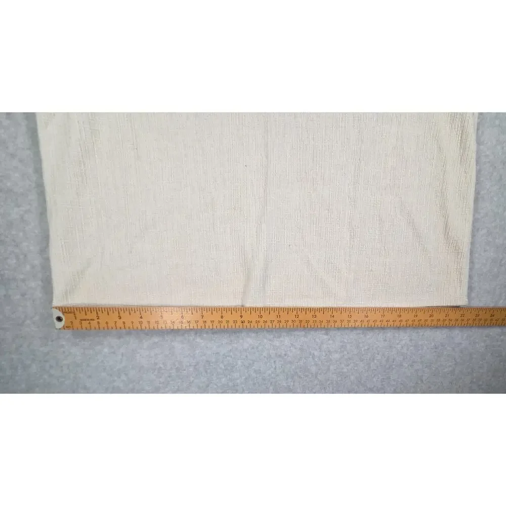 LOFT Outlet Henley Blouse Oatmeal Heather Puff Sleeve V-Neck XL Extra Large